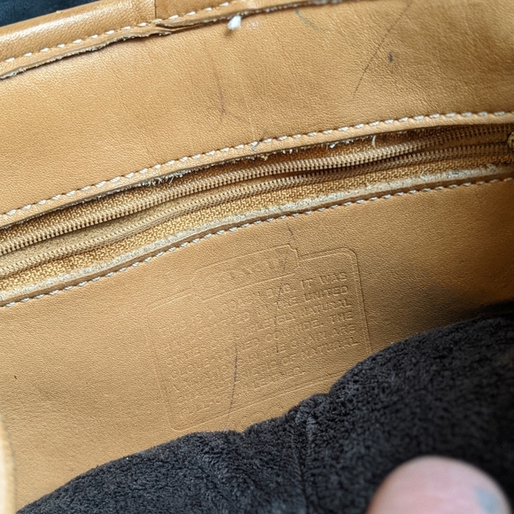 Authentic Coach leather back pack Vintage - Picture 8 of 10